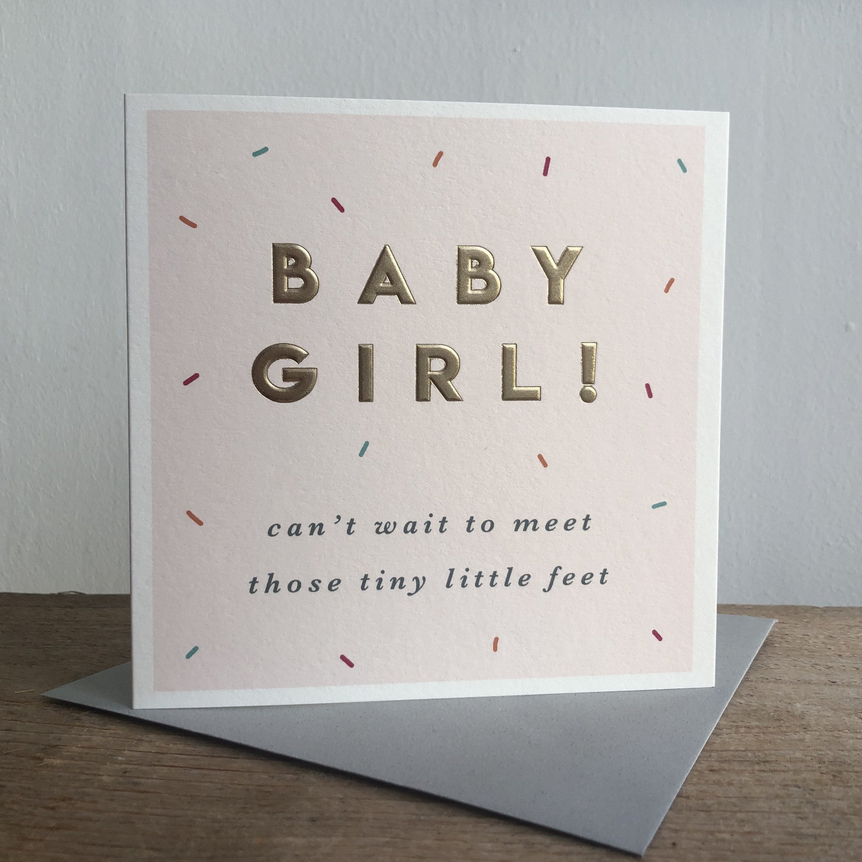 Baby Girl! Can't Wait To Meet Those Tiny Little Feet - Bookazine