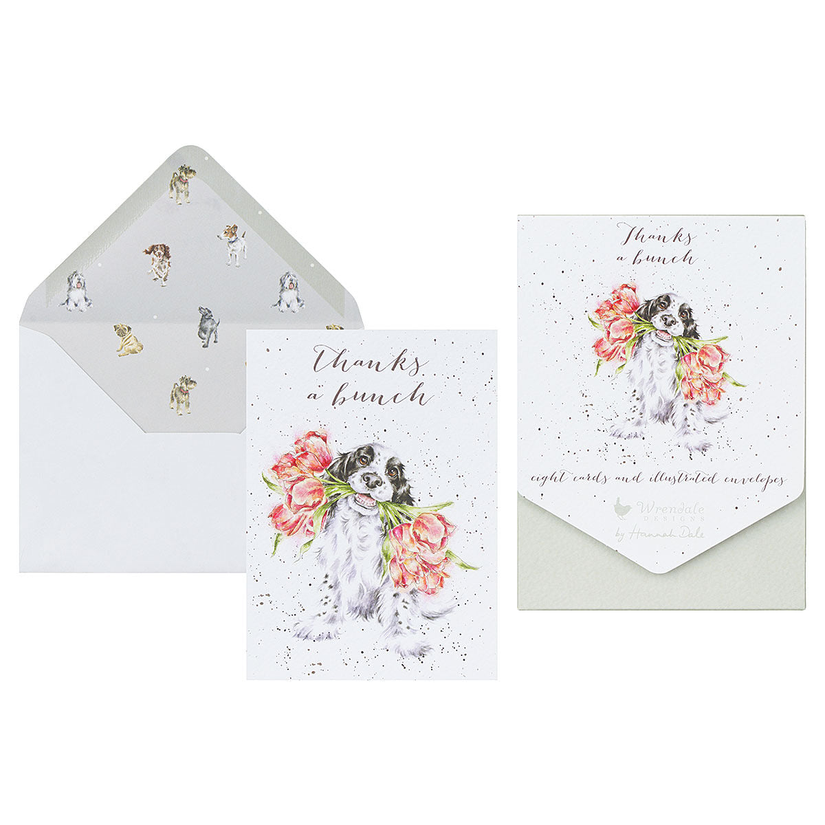 webdale Dog Thank You Cards Pack of 8 bookazine