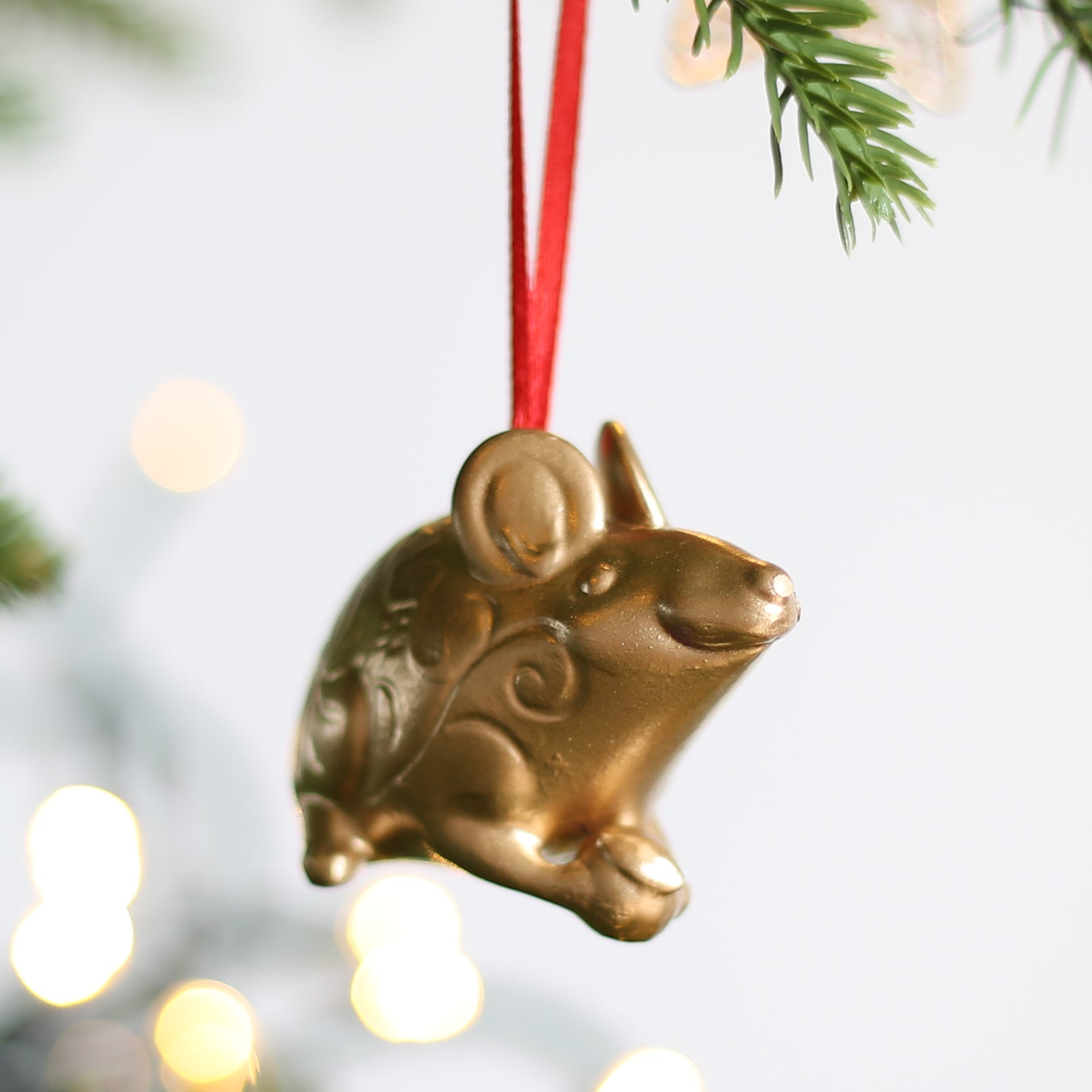 Zodiac Gold Rat Ornament - Bookazine HK