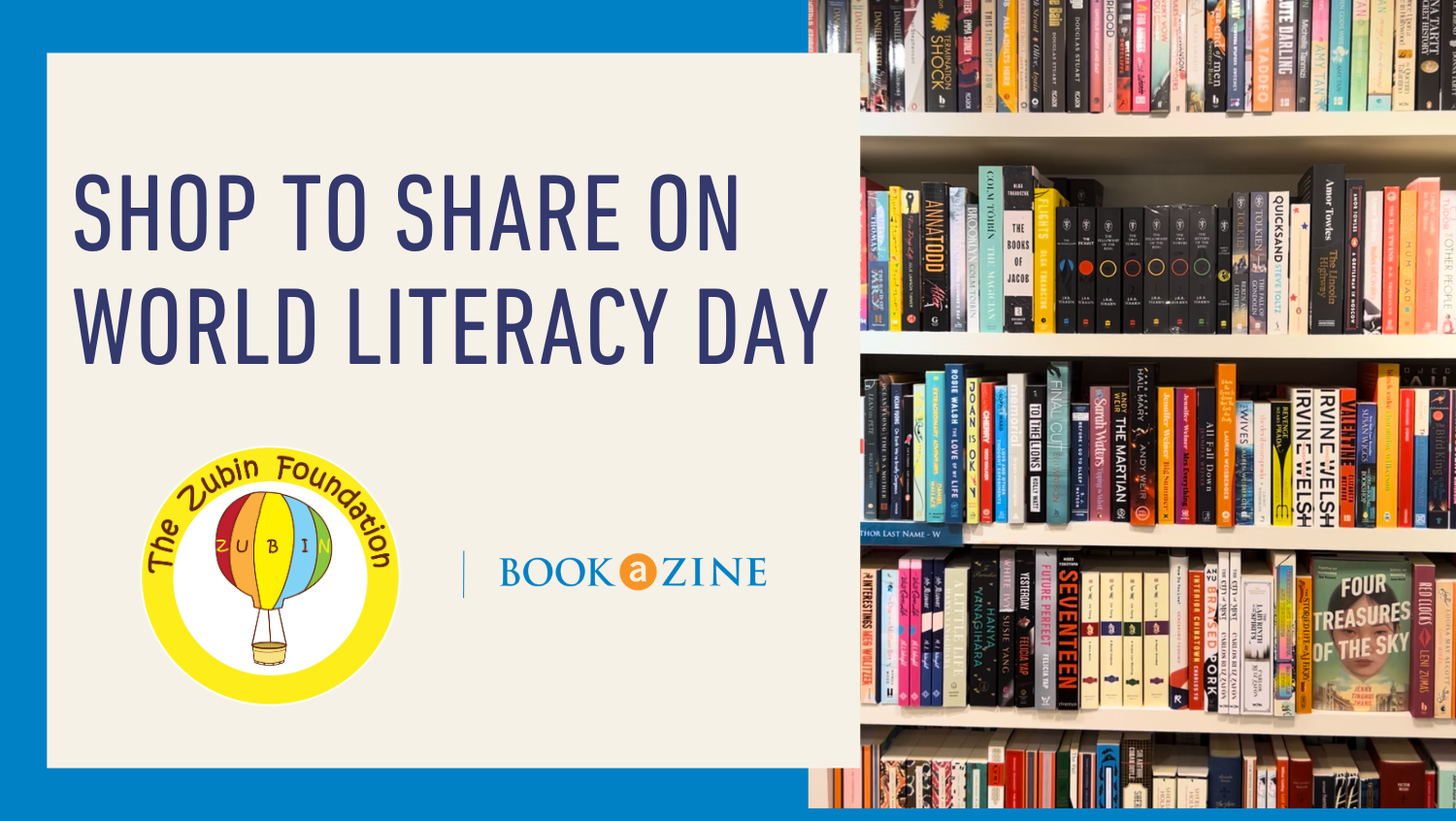Shop to Share on World Literacy Day!