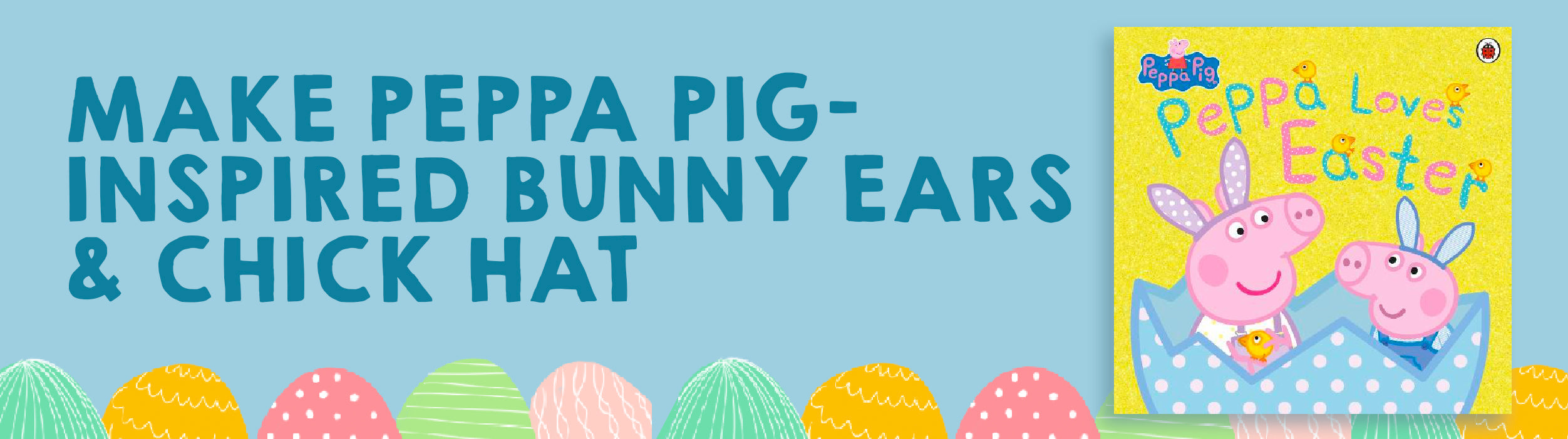 Make Peppa Pig-inspired Bunny Ears & Chick Hat