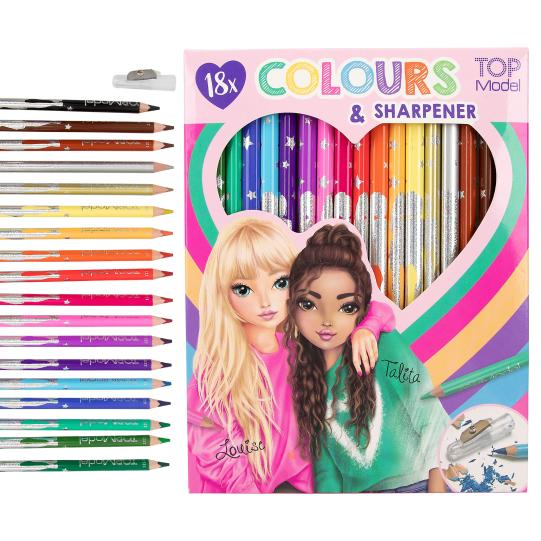 Topmodel 18 Colouring Pencils With Sharpener | Bookazine HK