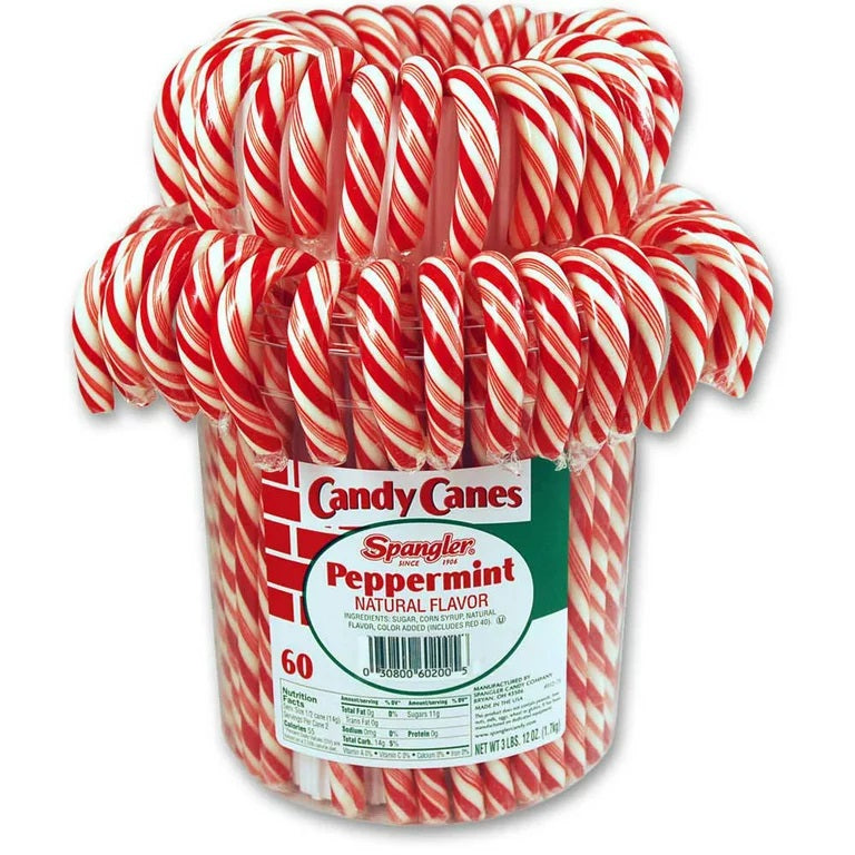 Spangler Candy Canes Peppermint R&W 1Oz | Bookazine HK