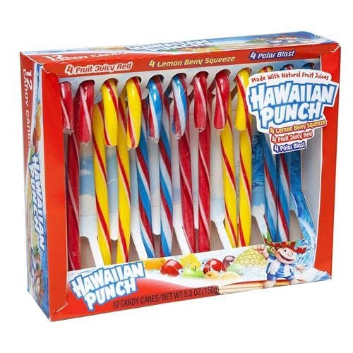 Hawaiian Punch Canes 3 Flavor 5.3Oz | Bookazine HK