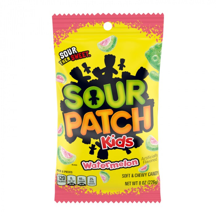 Sour Patch Kids Watermelon Peg Bag 8Oz | Bookazine HK