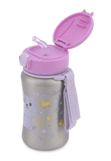 Cat Besties Squad Stainless Steel Straw Bottle | Bookazine HK