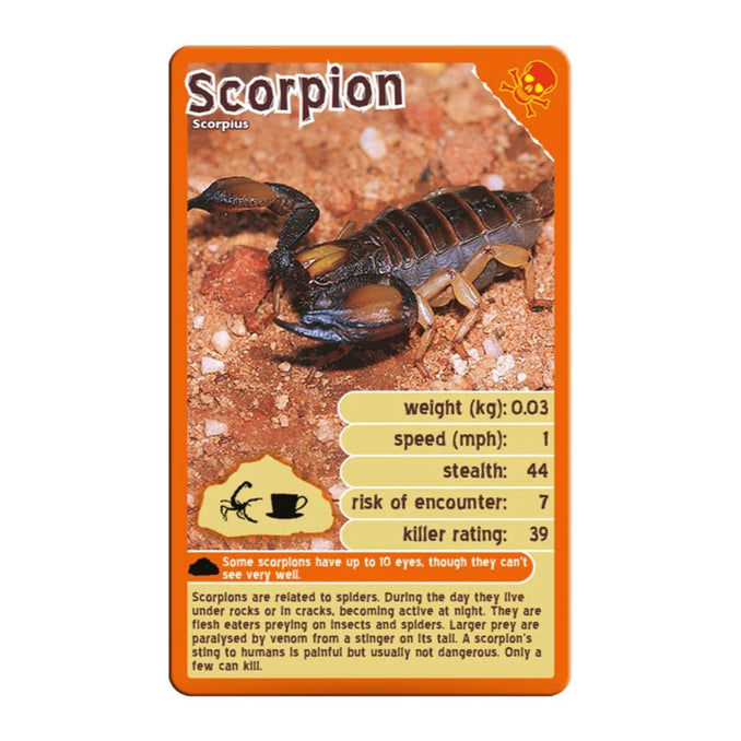 Predators Top Trumps Card Game (New Version)