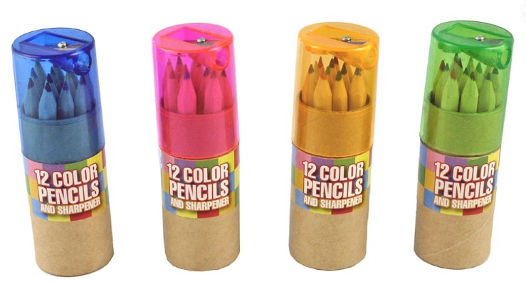 Color Pencils Set With Sharpener | Bookazine HK