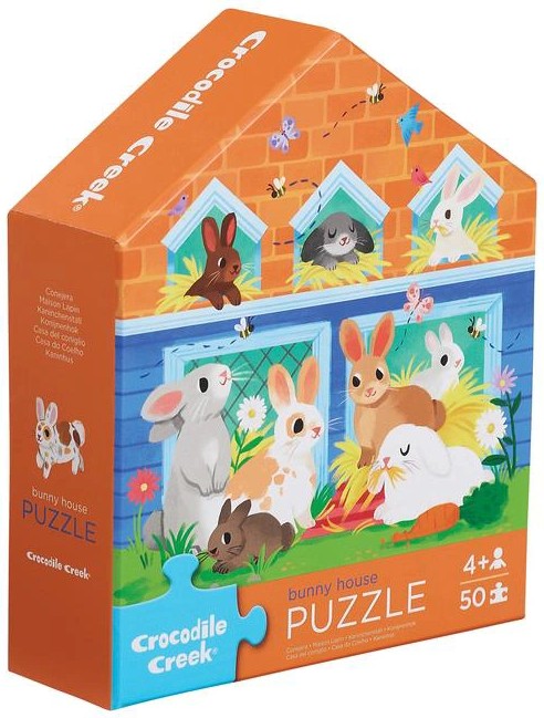 Flat House Puzzle - Bunny House 50 Pcs
