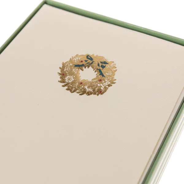 Christmas Wreath Holiday Boxed Card 15Ct | Bookazine HK