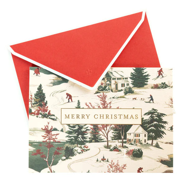 La Petite Noel Scene Holiday Boxed Card 15Ct | Bookazine HK
