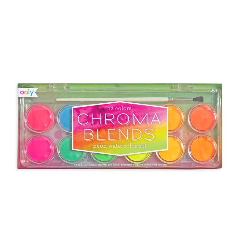 Chroma Blends Neon Watercolor Paint Set