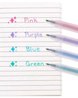 Oh My Glitter! Retractable Gel Pens - Set of 4