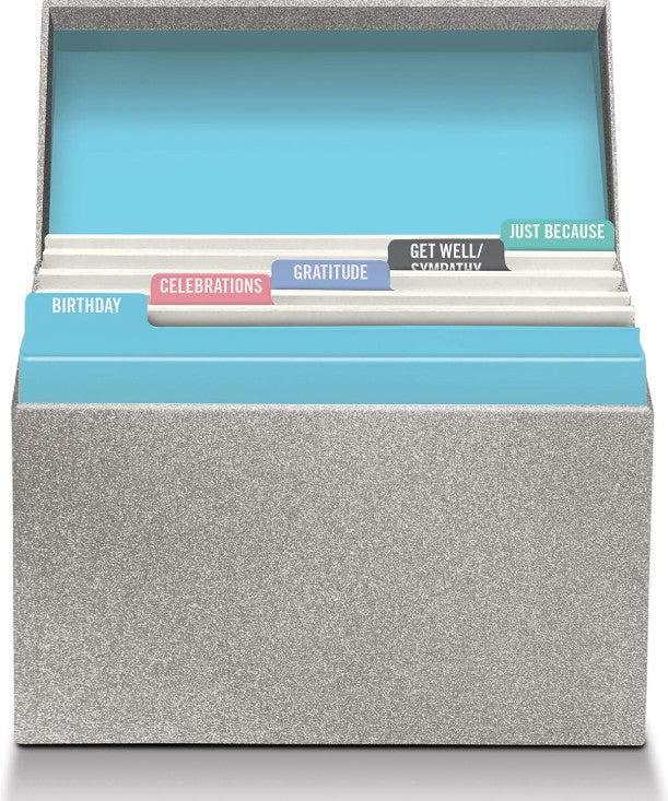 All-Occasion Greeting Card Assortment Silver Glitter | Bookazine HK
