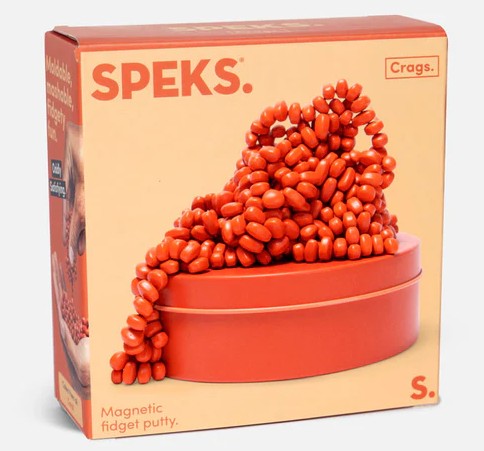Crags Large Magnetic Fidget Putty - Coral | Bookazine HK