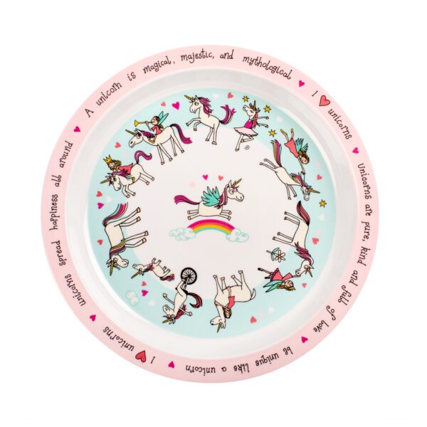 Unicorn Melamine Plate | Bookazine HK