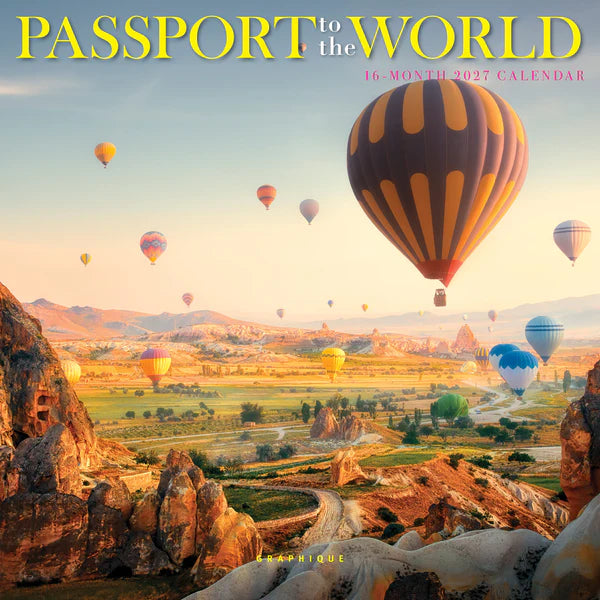 Passport To The World Mini Wall Calendar 2027
