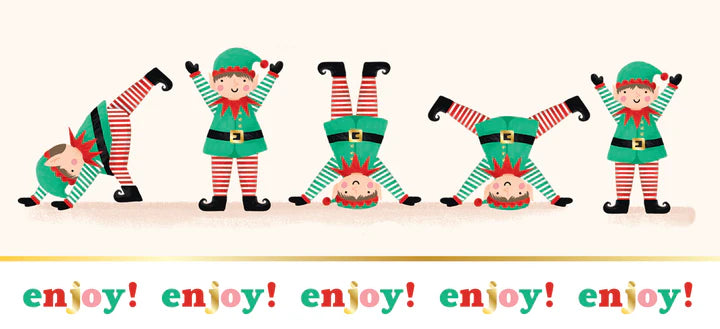 Tumbling Christmas Elves Money Envelope Pack 6 | Bookazine HK