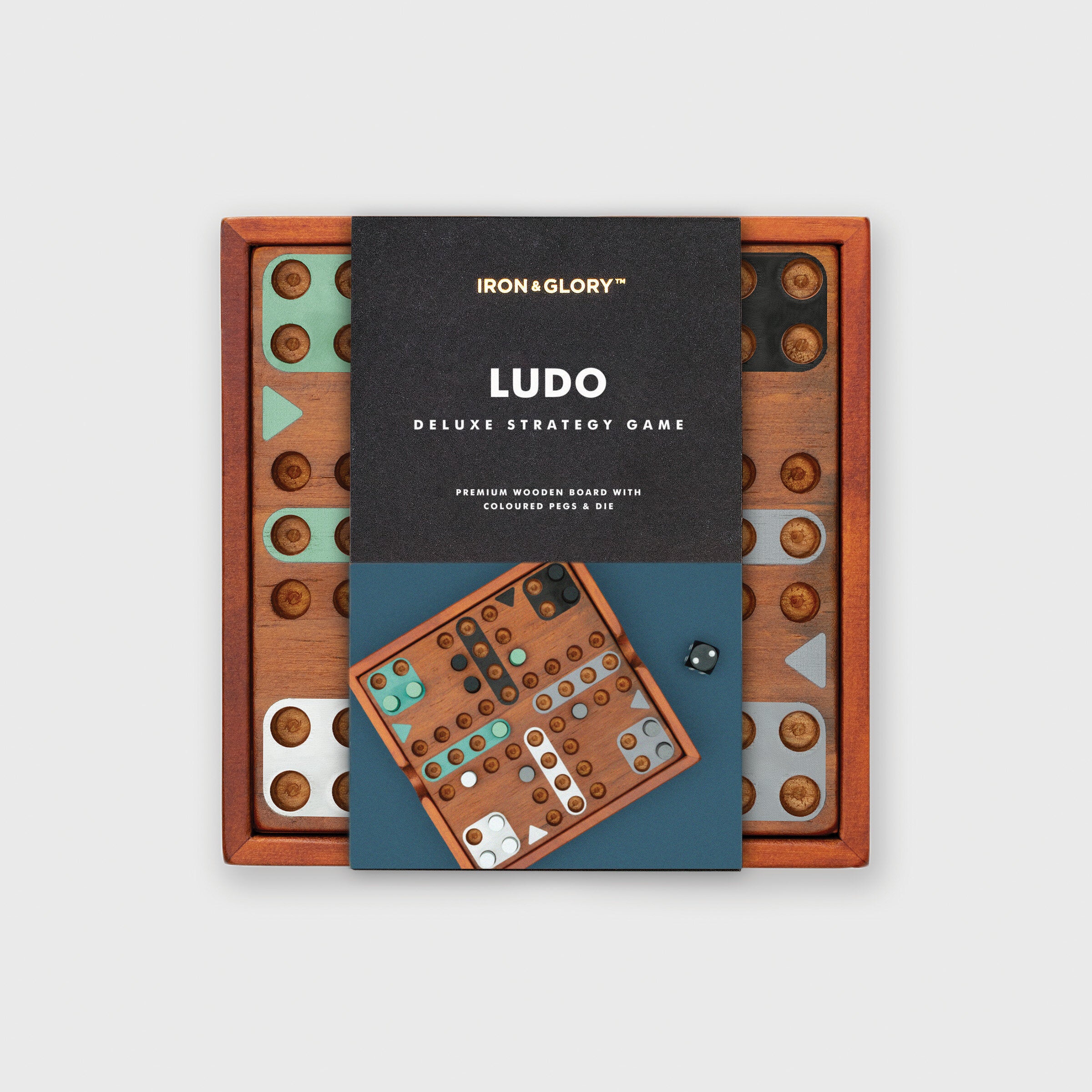 Iron & Glory Wooden Ludo Game  | Bookazine HK