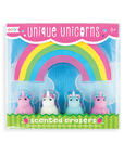 Unique Unicorns Strawberry Scented Erasers  - Ooly