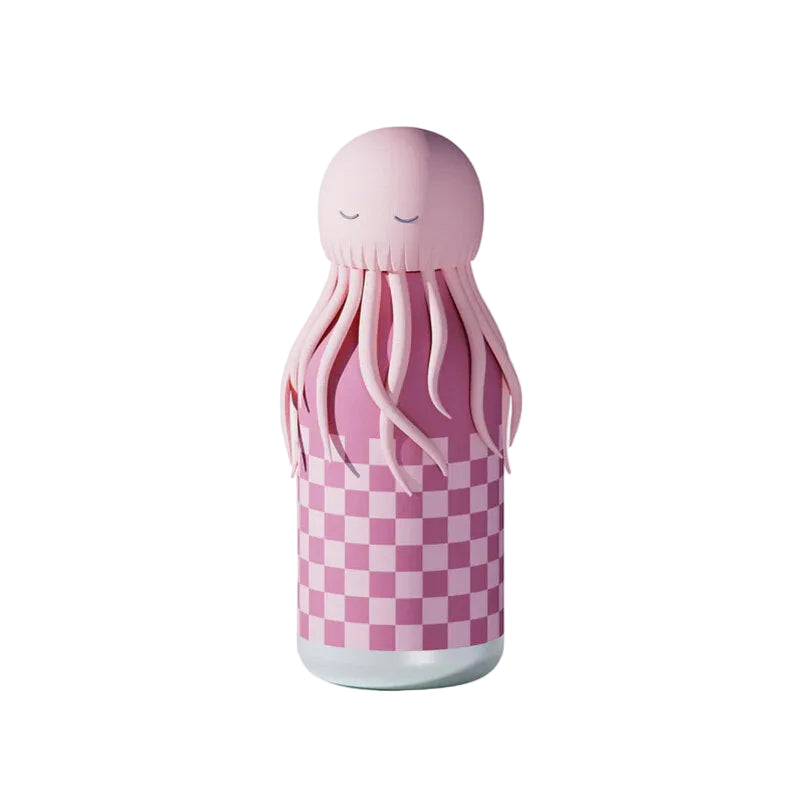 Bestie Jellyfish Pink Water Bottle 460ml