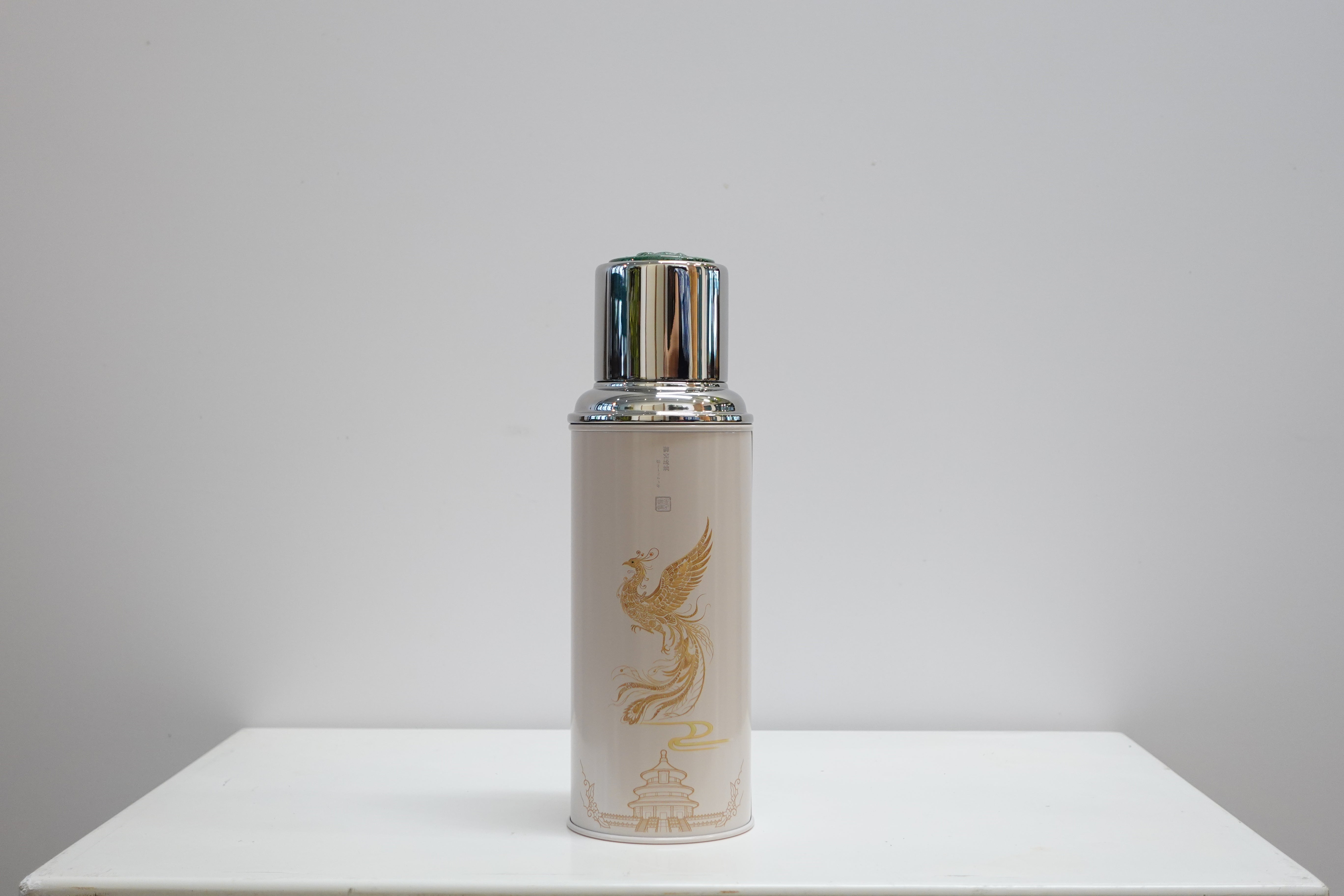 Glass Vacuum Flask - Phoenix With Colored Glaze Top 450Ml | Bookazine HK