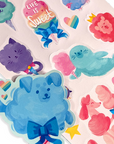 Stickiville Fluffy Cotton Candy Scented Stickers