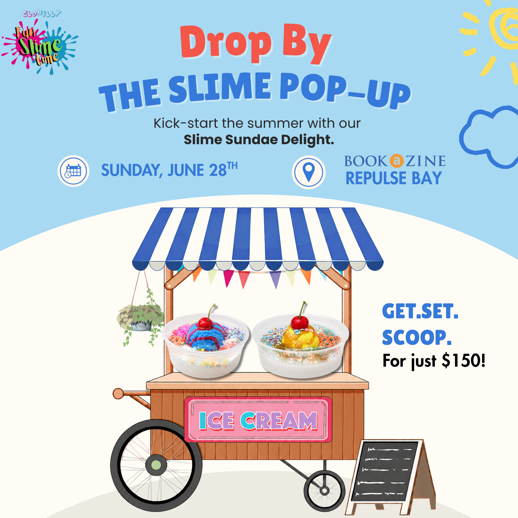 🍦 Kick Start the Summer with our Slime Sundae Delight! 🎨
