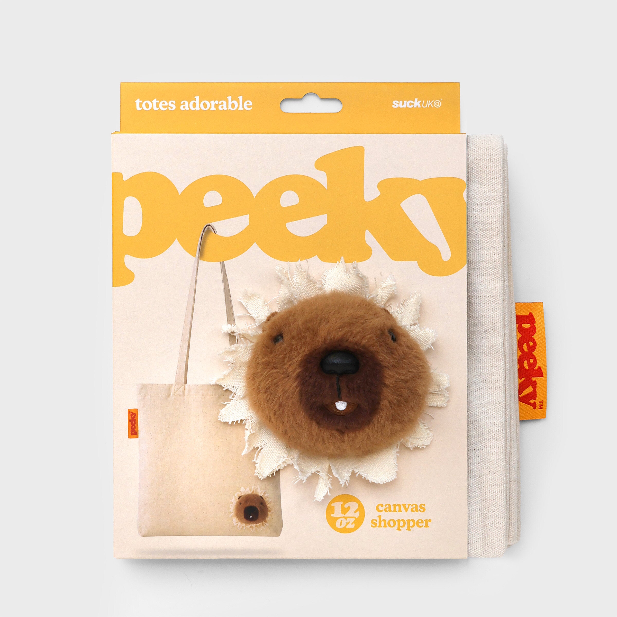 Peeky Capybara Tote Bag | Bookazine HK