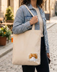 Peeky Cat Tote Bag