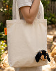 Peeky Dog Tote Bag | Bookazine HK