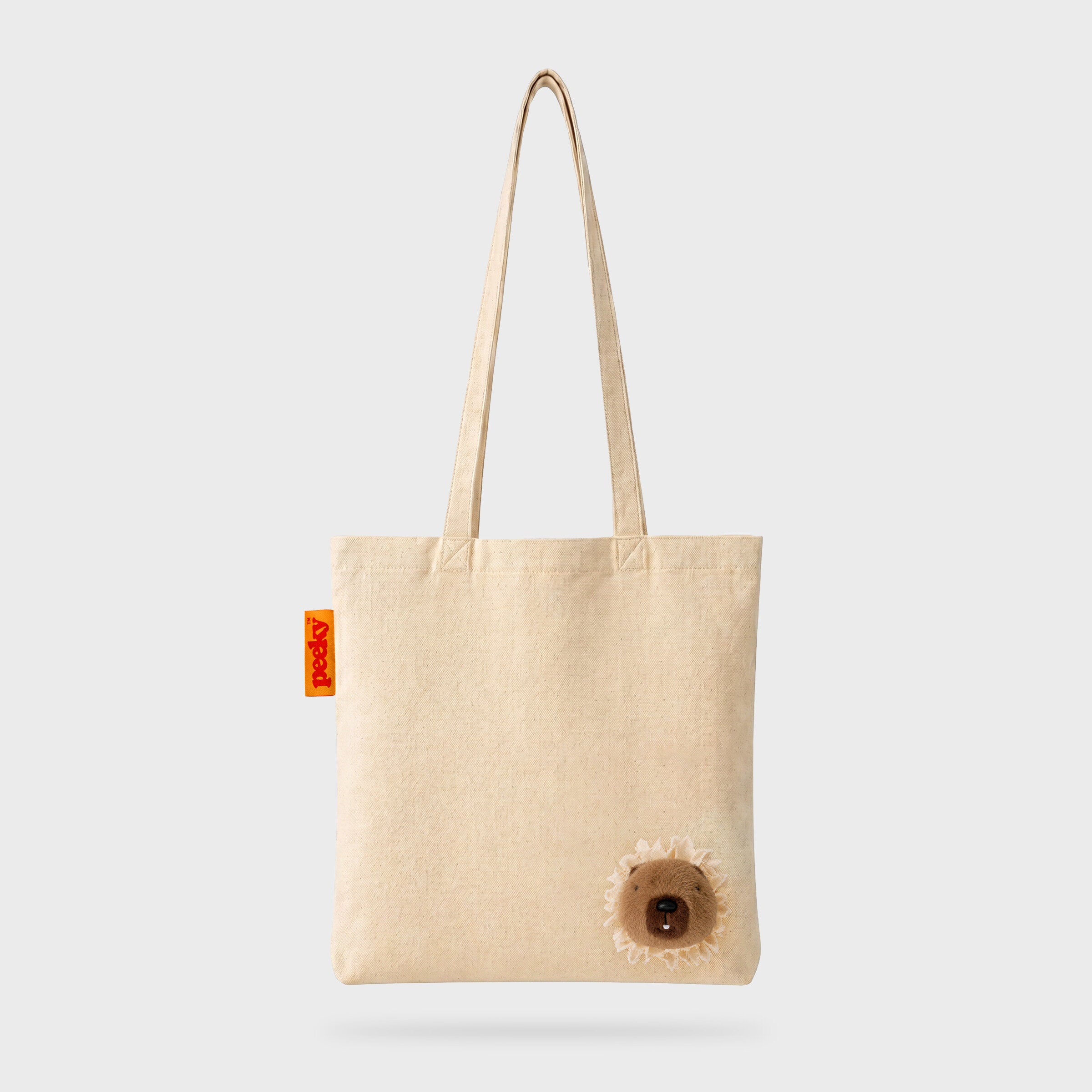 Peeky Capybara Tote Bag | Bookazine HK
