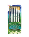 Chroma Blends Watercolor Paint Brushes Set of 6