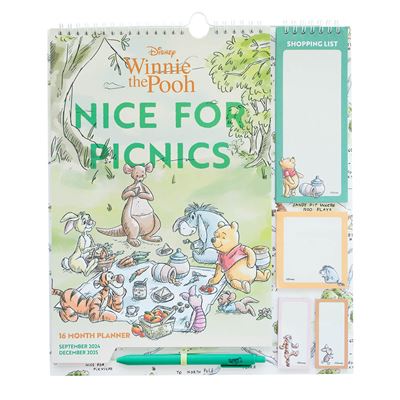 Disney Winnie The Pooh A3 Wiro Wall Planner 2025 | Bookazine HK