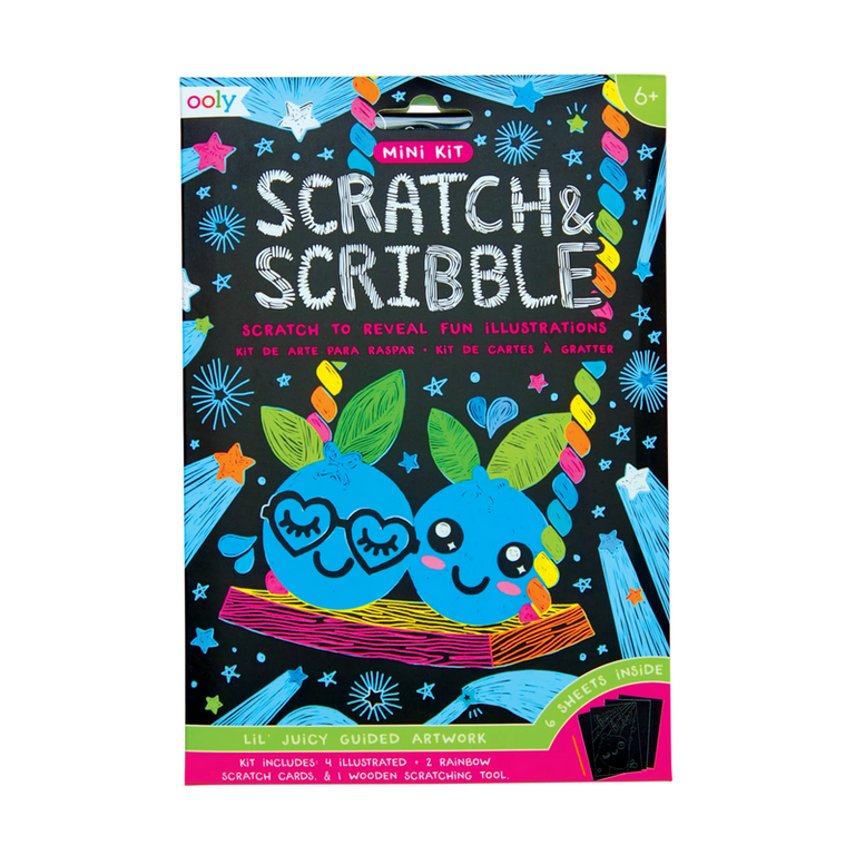 Mini Scratch & Scribble Art Kit: Lil Juicy Set | Bookazine HK