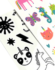 Mini Tattoo Palooza Temporary Tattoos Unicorn Party