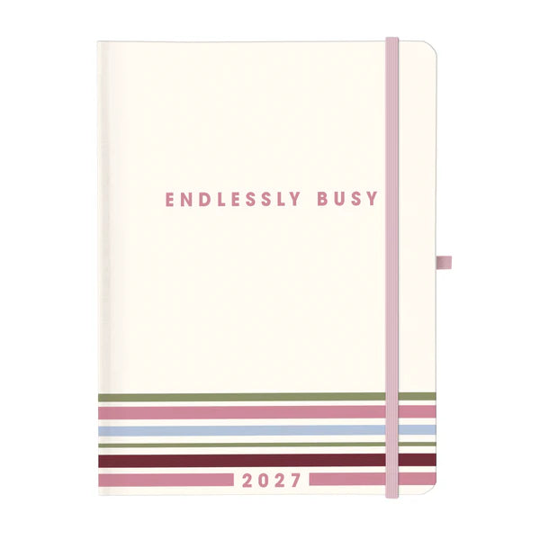 Endlessly Busy Case Bound Planner 2027