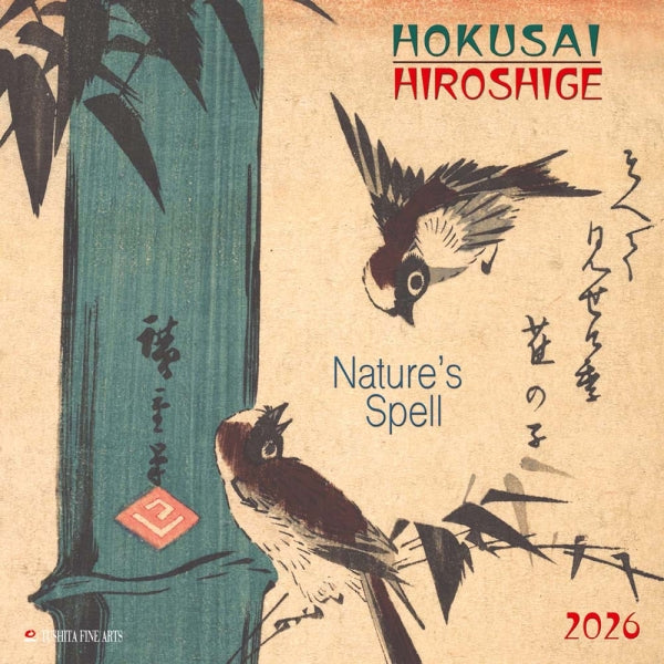 Hokusai-Hiroshige Nature's Spell Wall Calendar 2026 | Bookazine HK