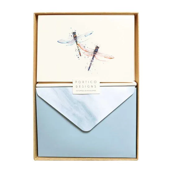 Dragonflies Notecards Pack Of 10 | Bookazine HK
