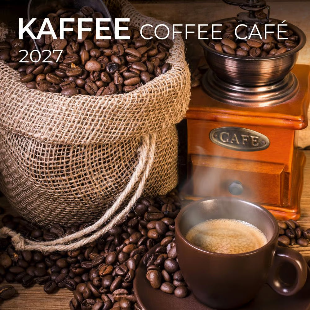 Coffee Wall Calendar With Poster 2027