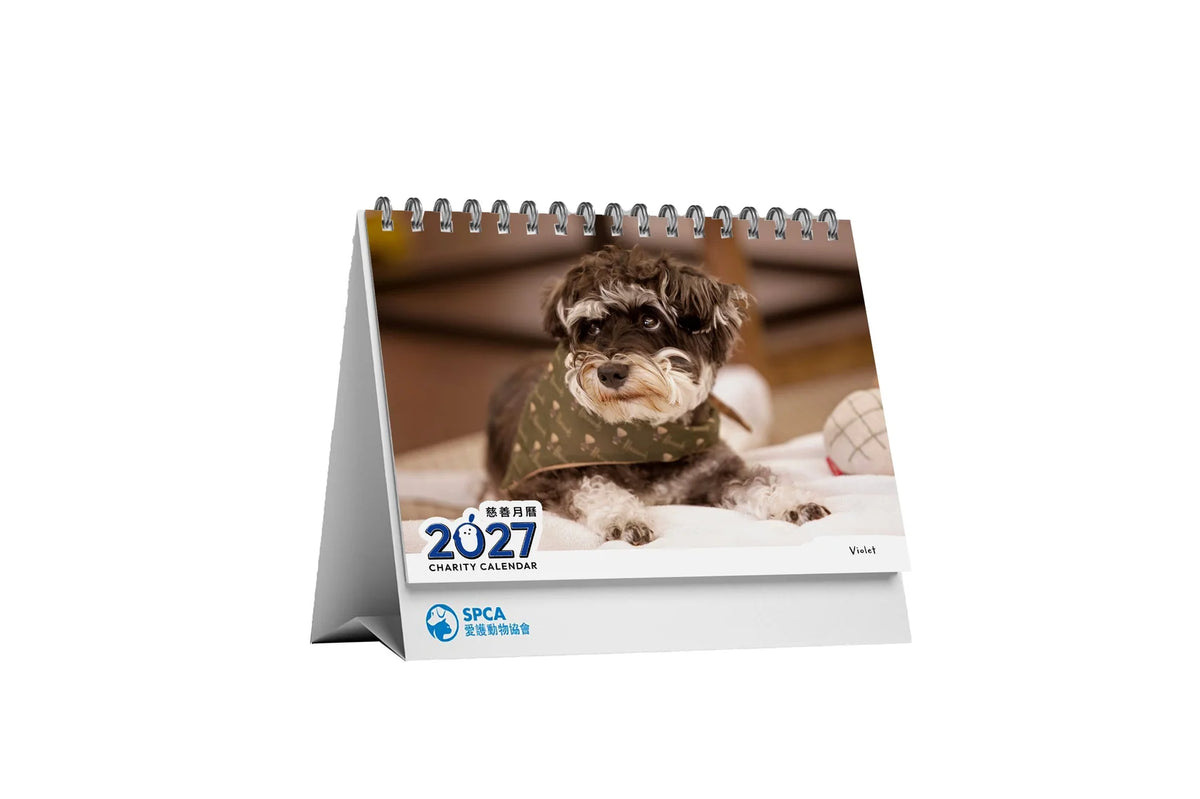 SPCA Dog Desk Calendar 2027