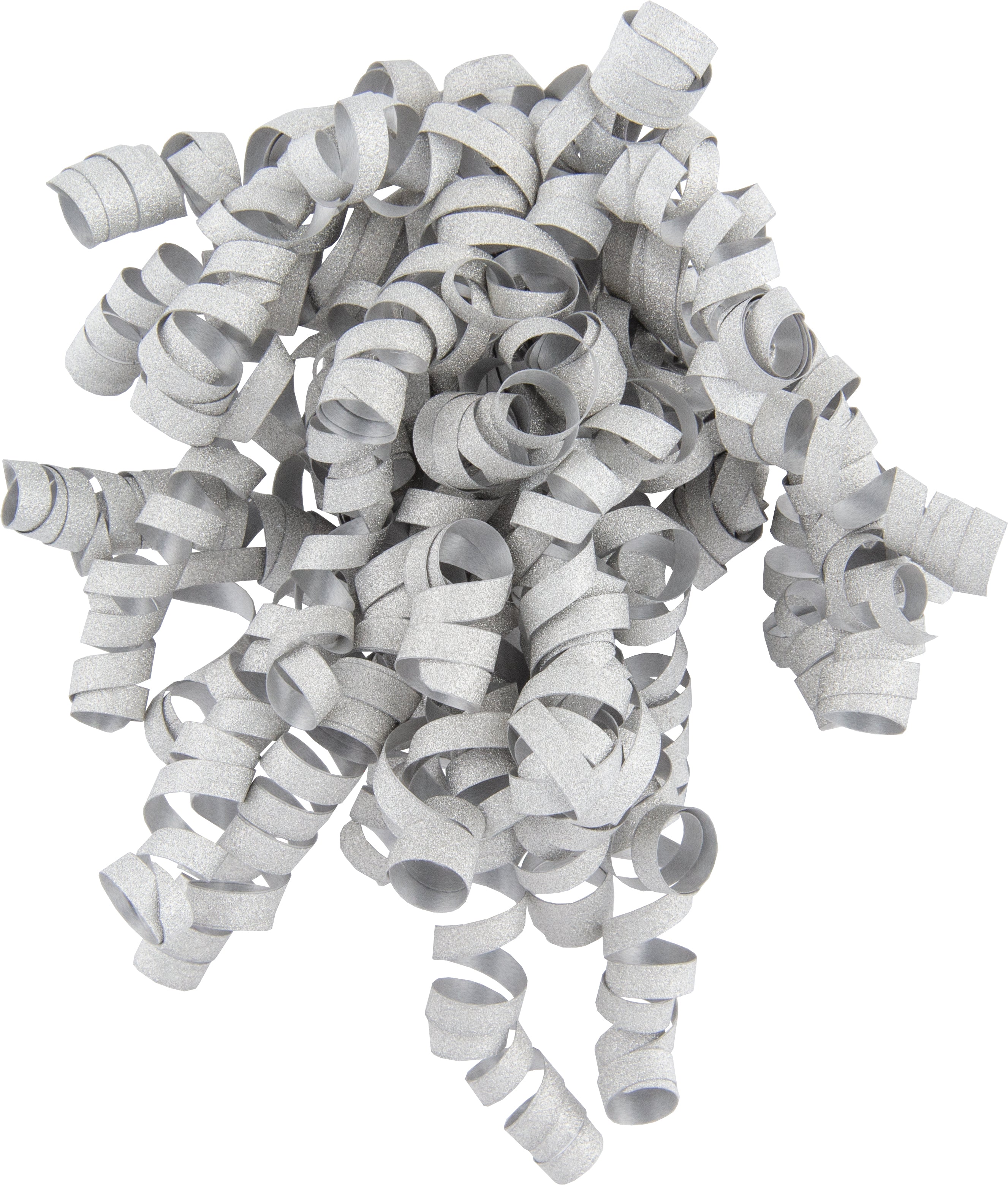 Glitter Silver Curly Ribbon | Bookazine HK
