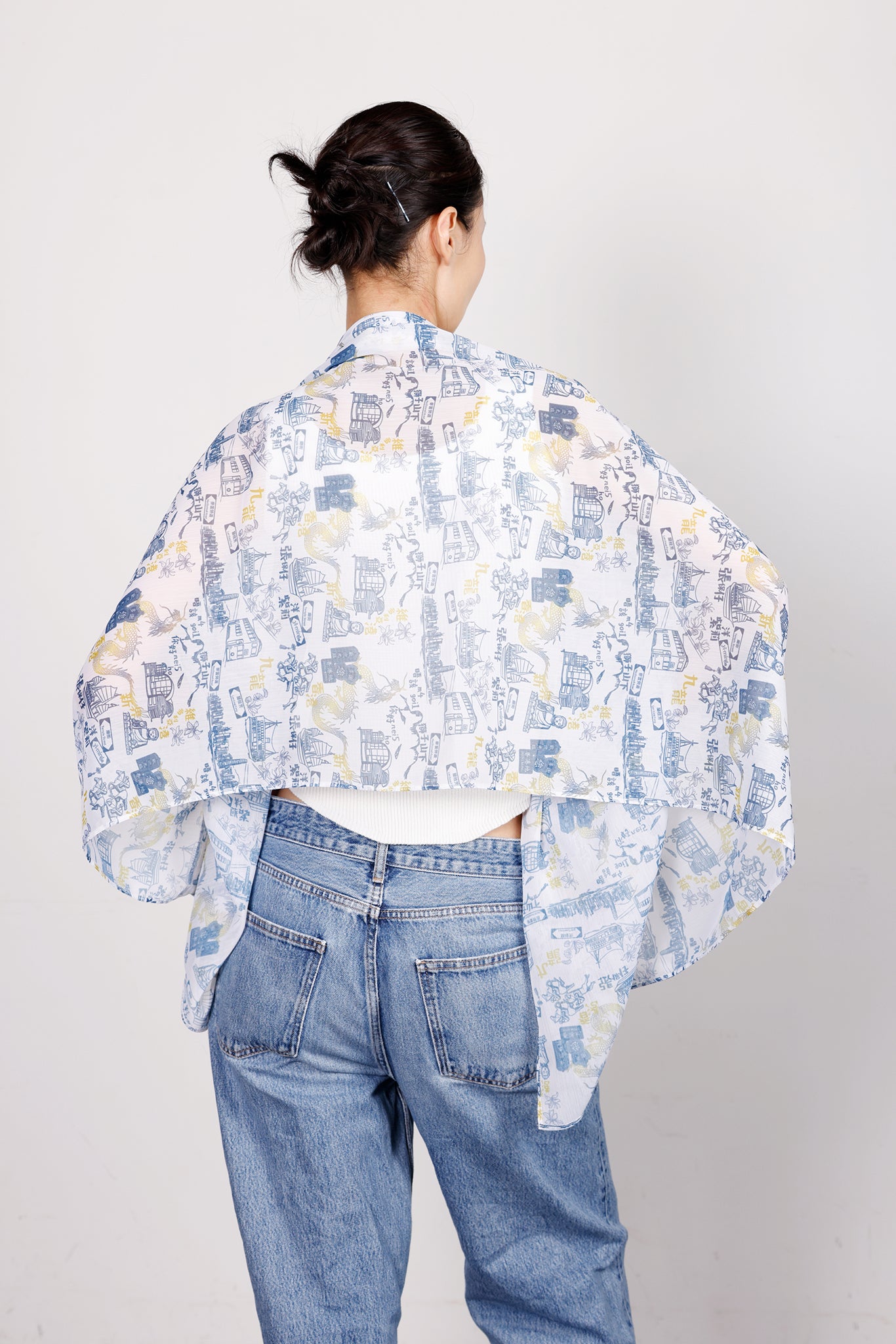 REESE HK Print Long Scarf  | Bookazine HK