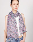 REESE Mahjong Print Long Scarf  | Bookazine HK