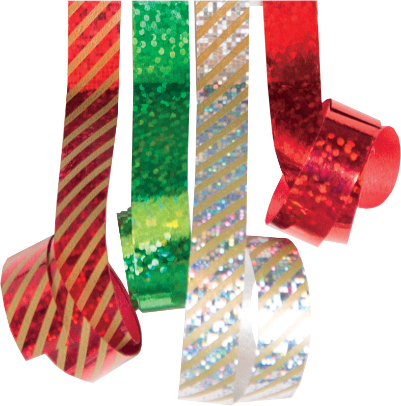 Holiday Holograhic Mix Curling Ribbon | Bookazine HK