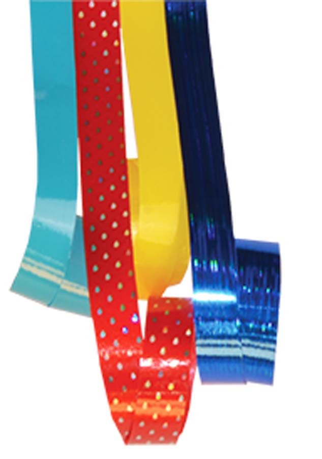  Primary Foils Mix Curly Ribbons Assorted Pack Of 4 | Bookazine HK