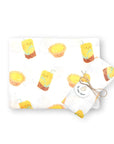 Lemon Tea + Egg Tart Organic Swaddle Blanket | Bookazine HK