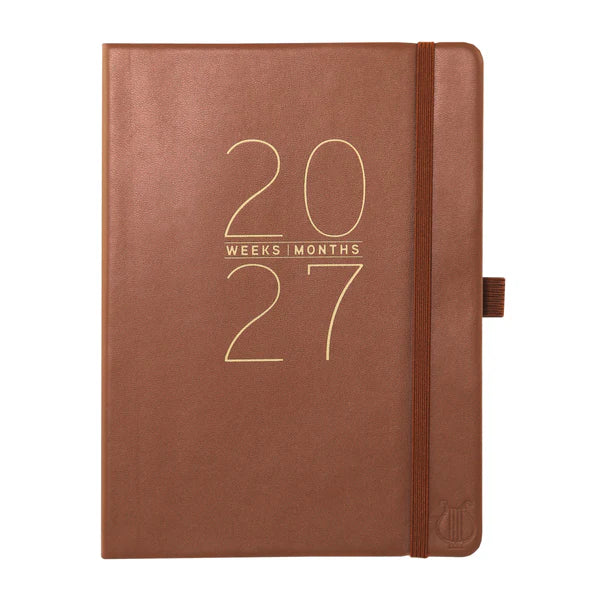 Classic Brown Apollo Planner 2027