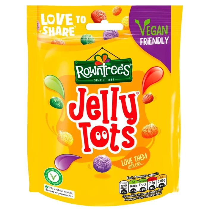 Rowntrees Jelly Tots Bag 120G