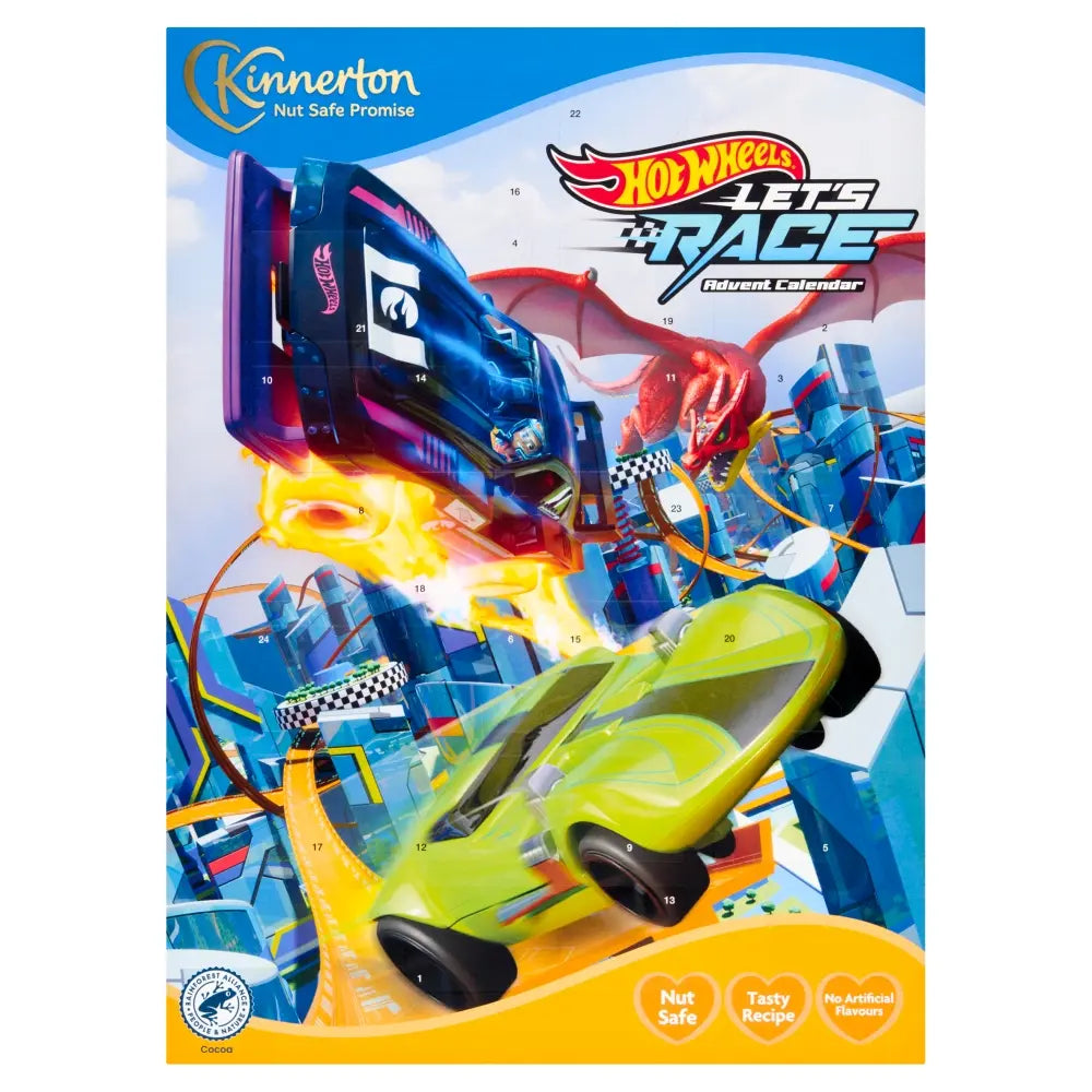 Kinnerton Hot Wheels Advent Calendar 40g